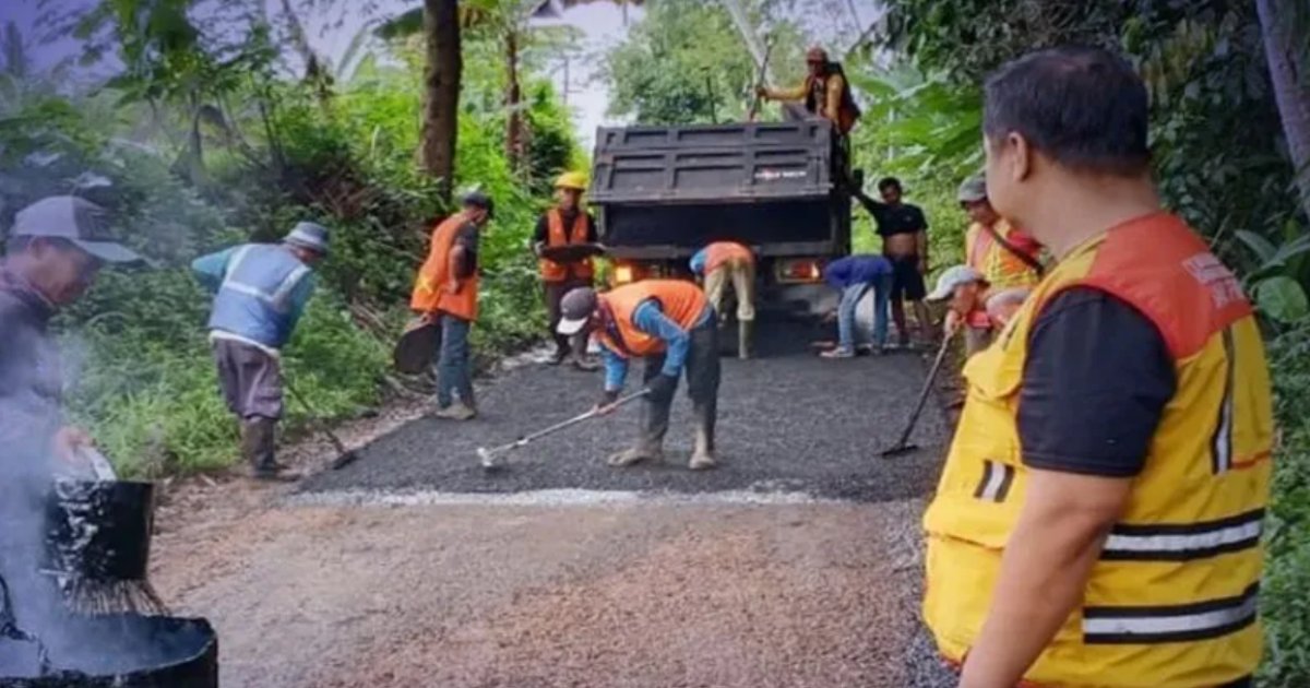 Optimalkan Anggaran, Dinas PU Sukabumi Prioritaskan Metode Hotmix untuk Pemerataan Jalan