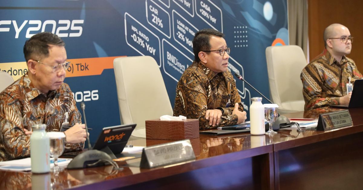 Digitalisasi dan Pendanaan Murah Dorong Kinerja BNI Sepanjang 2025