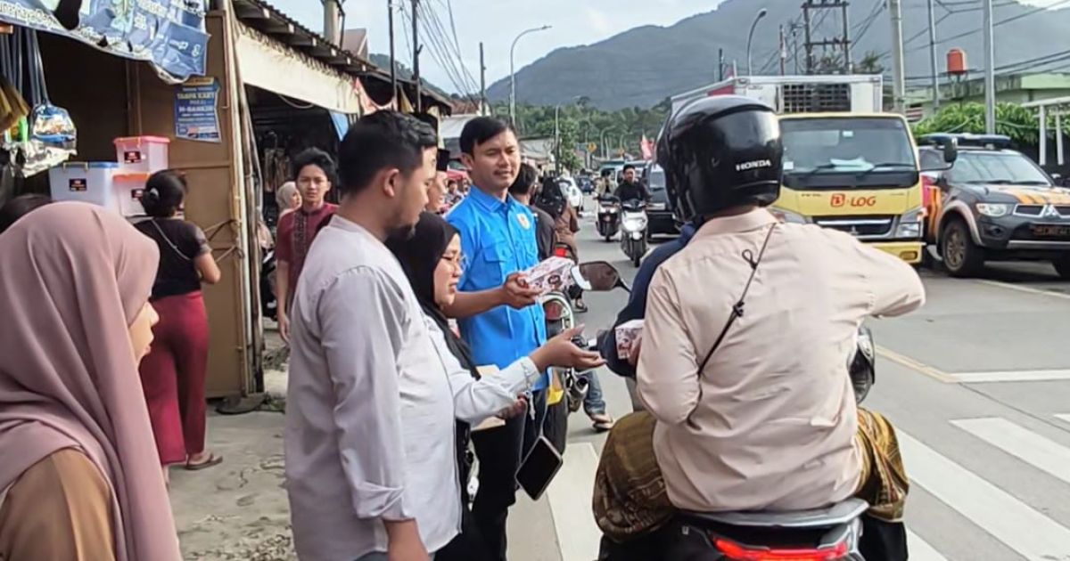 KNPI Cigudeg dan Polsek Gelar Berbagi Takjil dan Buka Bersama