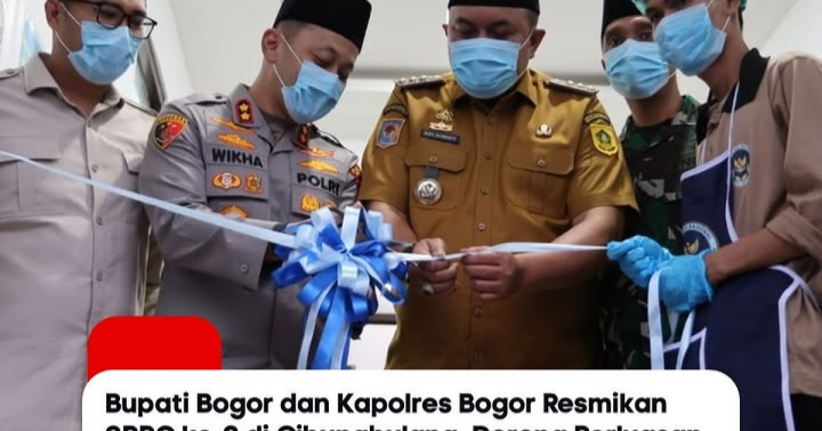 SPPG ke-9 Milik Polres Bogor Resmi Diluncurkan di Cibungbulang