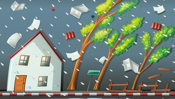 Ciamis Diterjang Badai Lokal: 24 Hunian Rusak Akibat Pohon Tumbang