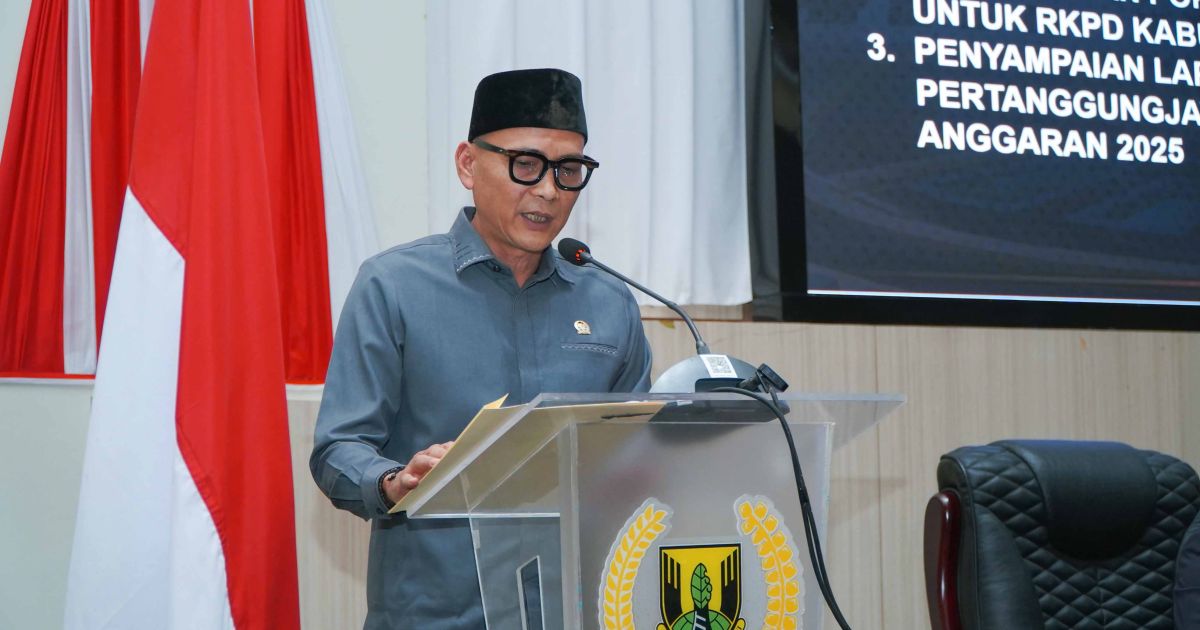 Ketua DPRD Budi Azhar Mutawali Serahkan Ribuan Aspirasi Warga di Musrenbang RKPD Sukabumi 2027