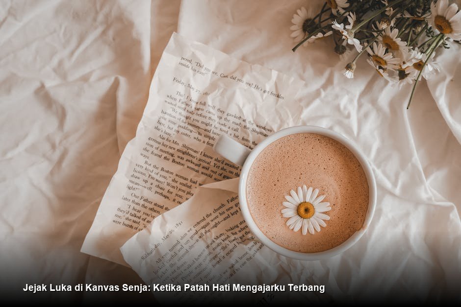 Jejak Luka di Kanvas Senja: Ketika Patah Hati Mengajarku Terbang