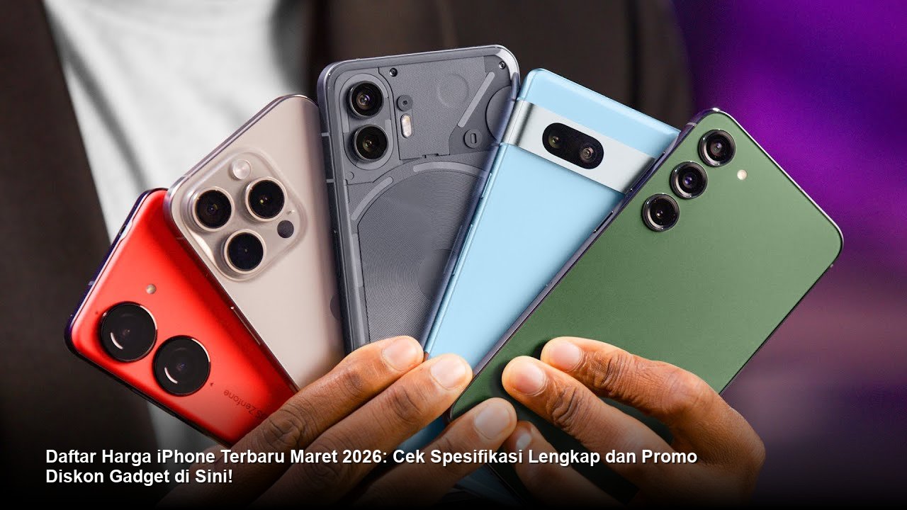 Daftar Harga iPhone Terbaru Maret 2026: Cek Spesifikasi Lengkap dan Promo Diskon Gadget di Sini!