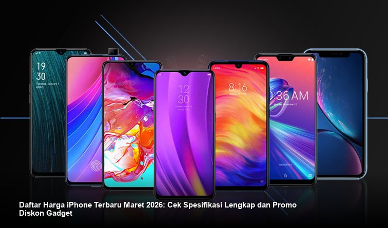 Daftar Harga iPhone Terbaru Maret 2026: Cek Spesifikasi Lengkap dan Promo Diskon Gadget